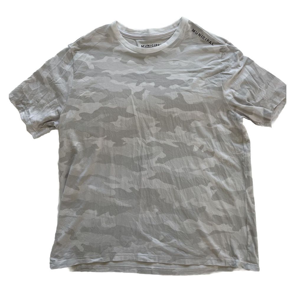 Gray Camo Short Sleeve Tee